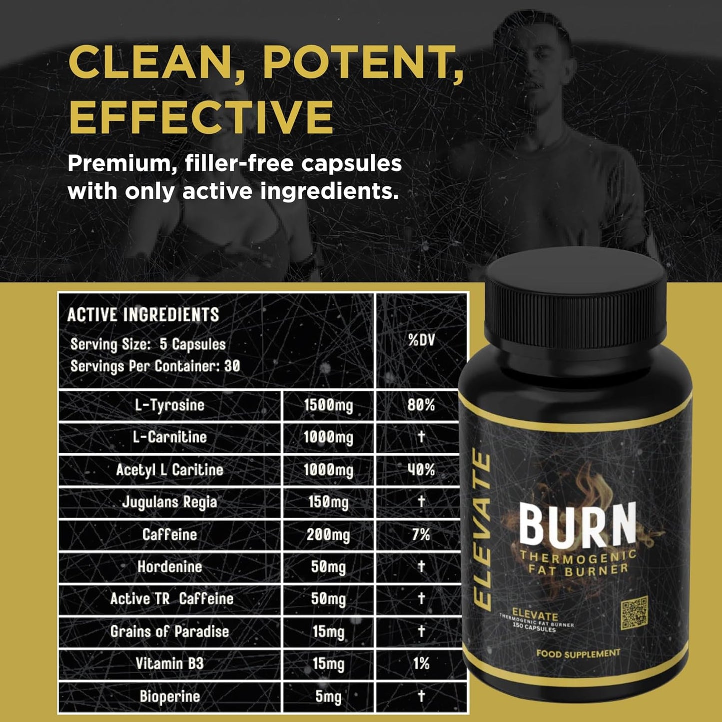 BURN (THERMOGENIC CAPSULES) (30 SERVINGS)