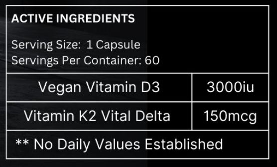 ELEVATE | D3 + K2 (60 SERVINGS)