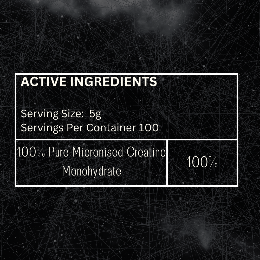 100% PURE MICRONISED CREATINE MONOHYDRATE (100 SERVINGS)