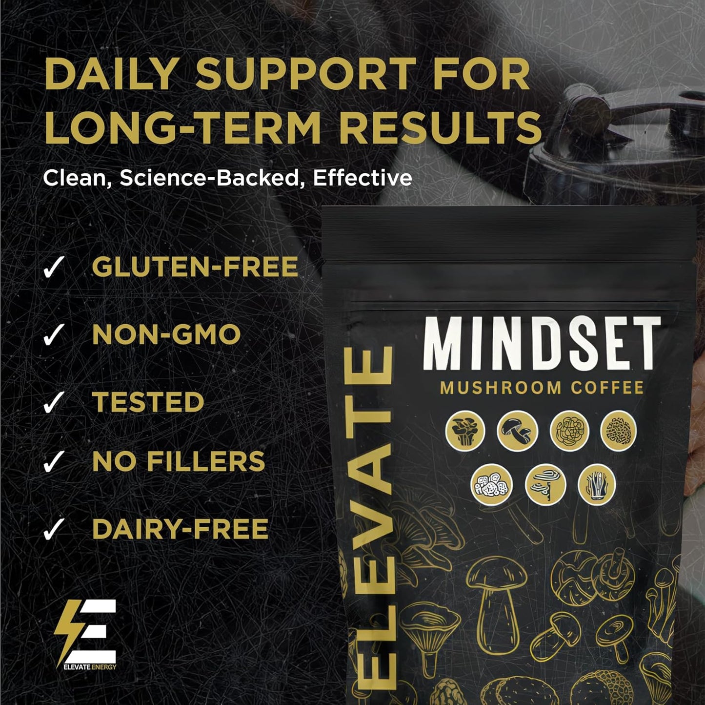 MUSHROOM COFFEE (MORNING MINDSET) (20 SERVINGS)