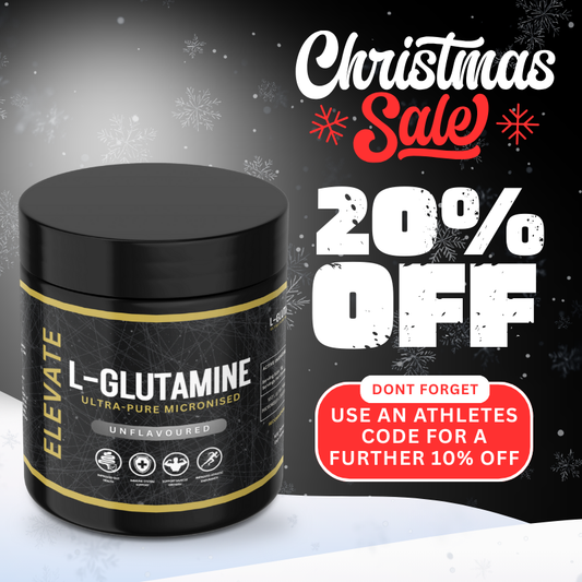 ULTRA-PURE MICRONISED L-GLUTAMINE (100 SERVINGS)