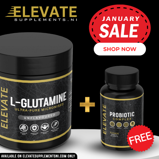 ULTRA-PURE MICRONISED L-GLUTAMINE (100 SERVINGS)