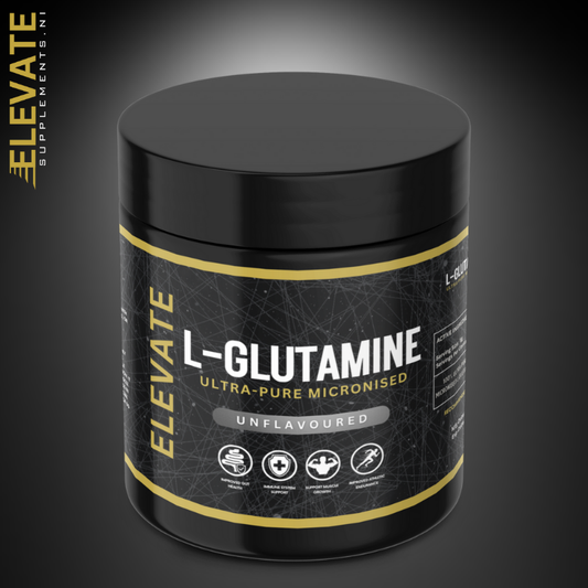 ELEVATE | ULTRA-PURE MICRONISED L-GLUTAMINE (100 SERVINGS)